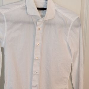 Elegant White Dress Shirt for Men